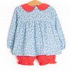 Rissa Bloomer Set, Blue Floral