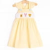 Fun Friends Smocked Dress, Yellow