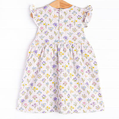 Vintage Vines Dress, Pink