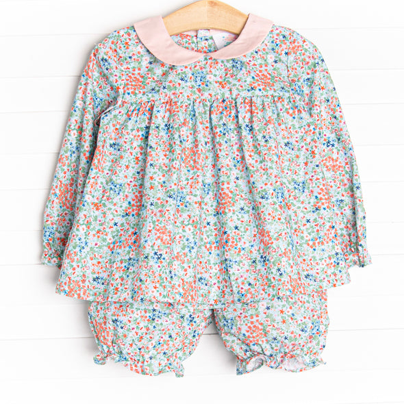Fresco Florals Bloomer Set, Blue