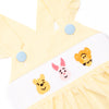 Fun Friends Smocked Dress, Yellow