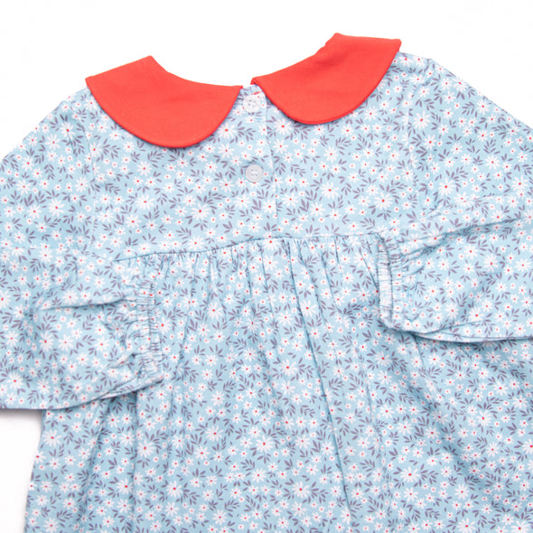 Rissa Bloomer Set, Blue Floral