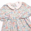 Fresco Florals Ruffle Pant Set, Blue