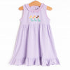 Mystical Maids Applique Dress, Purple