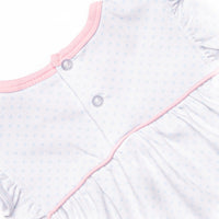 Cassidy Pima Ruffle Dress, Pink