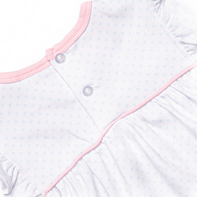 Cassidy Pima Ruffle Dress, Pink