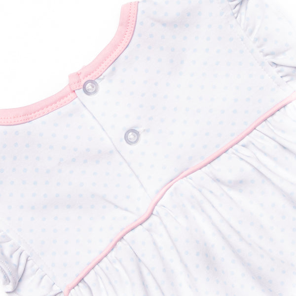 Cassidy Pima Ruffle Dress, Pink