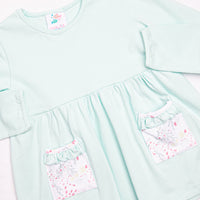 Tilted Tulip Legging Set, Blue