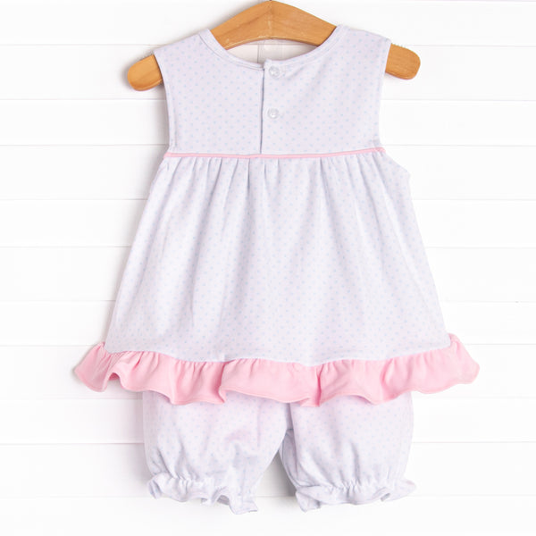 Cassidy Pima Bloomer Set, Pink