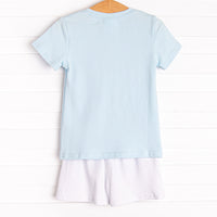 Coleman Pima Short Set, Blue
