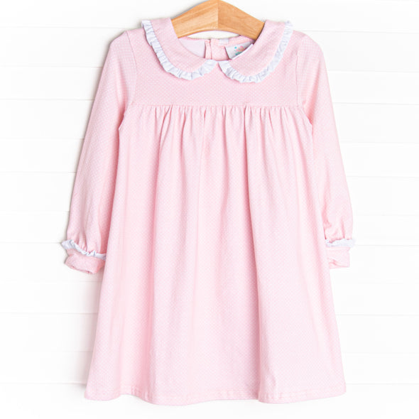 Dotted Dolly Dress, Pink
