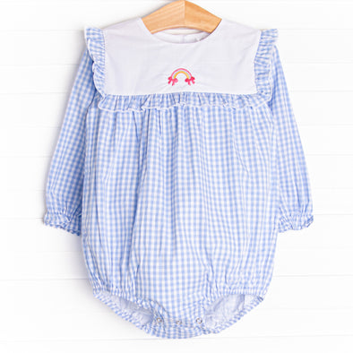 Pocketful of Sunshine Embroidered Bubble, Blue