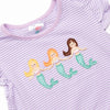 Mystical Maids Applique Top, Purple