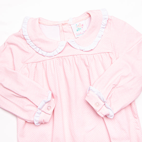 Dotted Dolly Dress, Pink