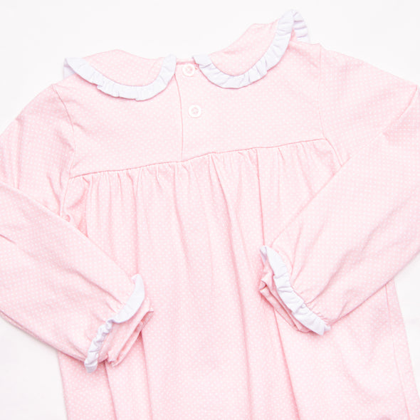 Dotted Dolly Dress, Pink
