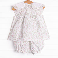 Secret Garden Bloomer Set, Pink