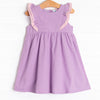 Swiss Dot Sweetie Dress, Purple