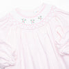 Give Me Roses Smocked Romper, Pink