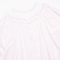 Give Me Roses Smocked Romper, Pink