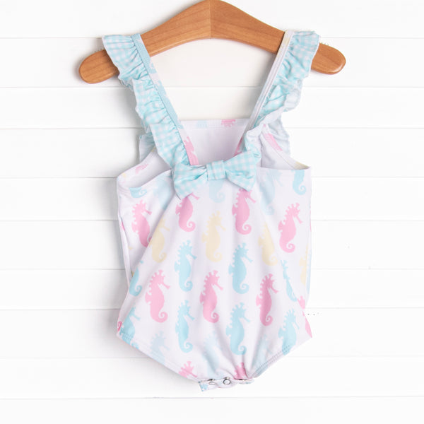 Seahorse Shuffle One Piece, Green