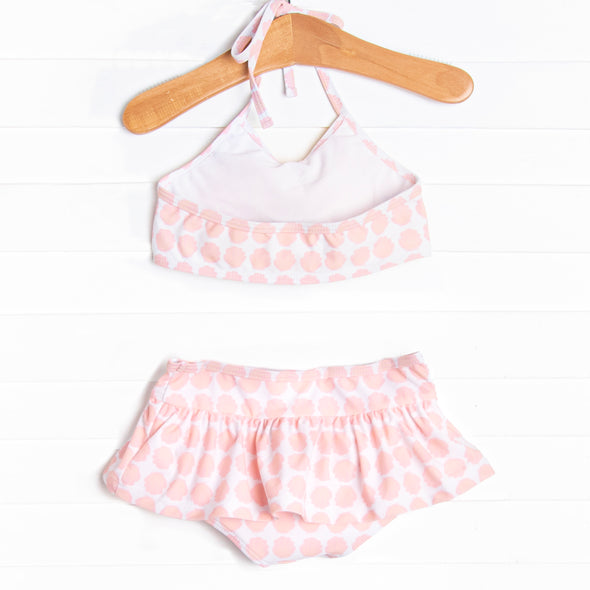 Shells By The Sea Skirted Bikini, Pink