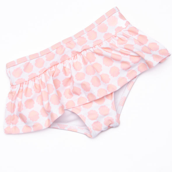 Shells By The Sea Skirted Bikini, Pink