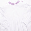 Lavender Bundles Embroidered Bloomer Set, White