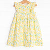 Sorrento Slices Muslin Dress, Yellow