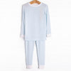 Bedtime Blues Bamboo Pajama Set, Blue