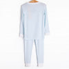 Bedtime Blues Bamboo Pajama Set, Blue