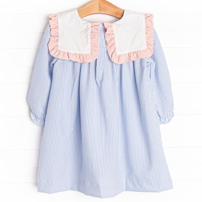 Stella Stripes Dress, Blue