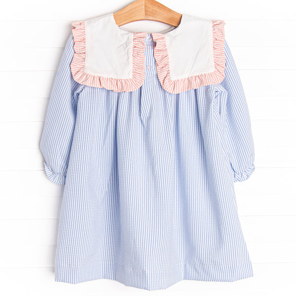 Stella Stripes Dress, Blue