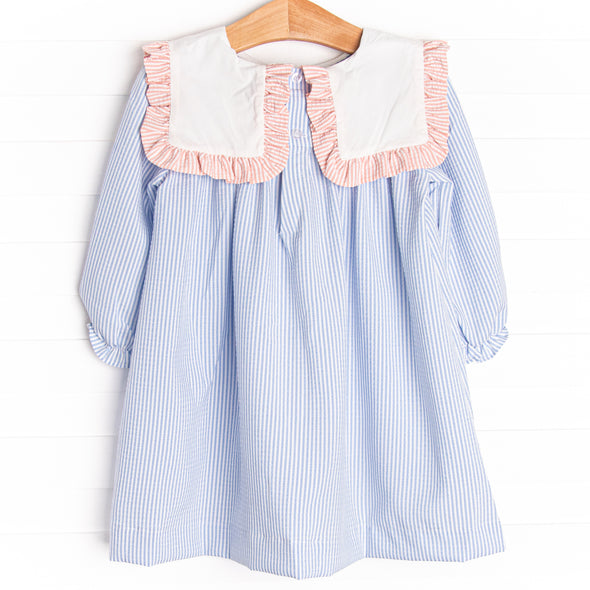 Stella Stripes Dress, Blue