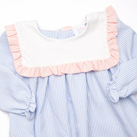 Stella Stripes Dress, Blue