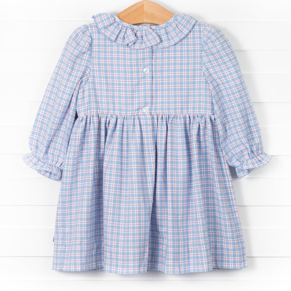 Puppy Pack Smocked Dress, Blue