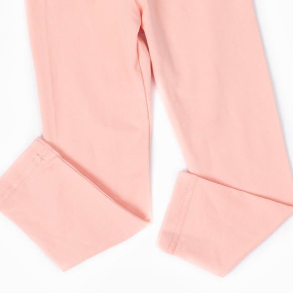 Peachy Peony Legging Set, Orange