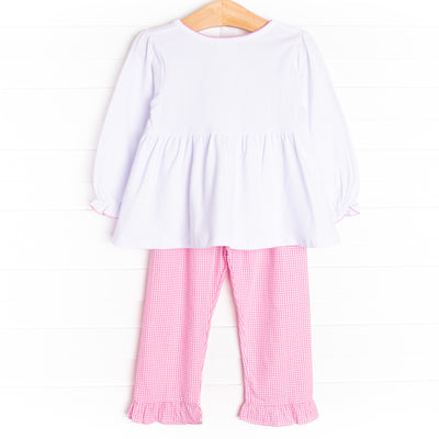 Dress Up Dreams Ruffle Pant Set, Pink
