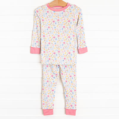 Start of Spring Bamboo Pajama Set, Pink