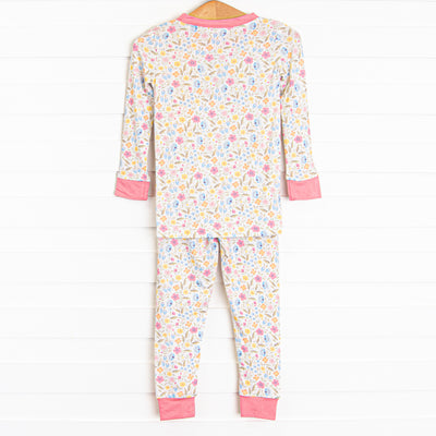 Start of Spring Bamboo Pajama Set, Pink
