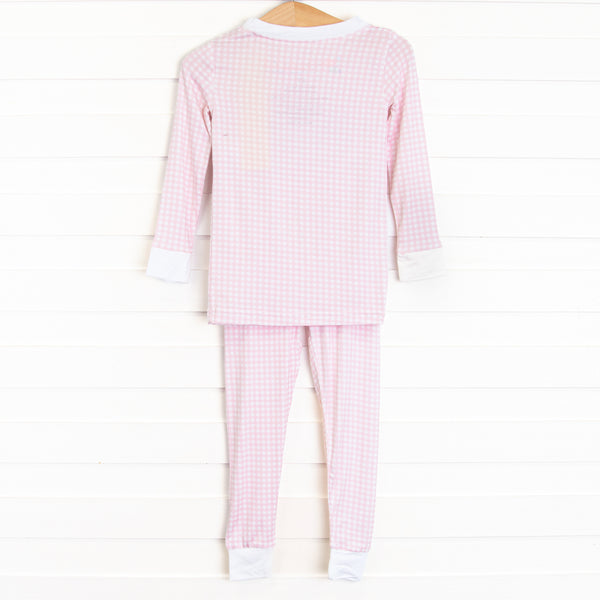 Tickled Pink Bamboo Pajama Set, Pink