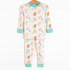 Flippers and Friends Bamboo Pajama Set, Green