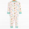 Flippers and Friends Bamboo Pajama Set, Green