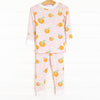 Tangerine Blossoms Bamboo Pajama Set, Pink