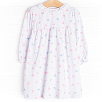 Handful of Hearts Dress, White