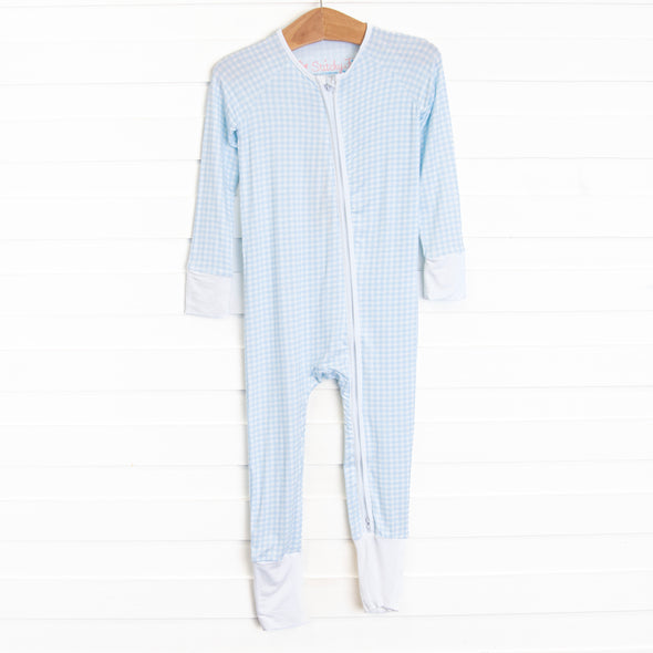 Bedtime Blues Bamboo Zippy Pajama, Blue
