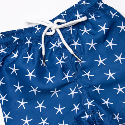 Star of the Sea Swim Trunks, Blue