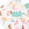 Flippers and Friends Bamboo Pajama Set, Green