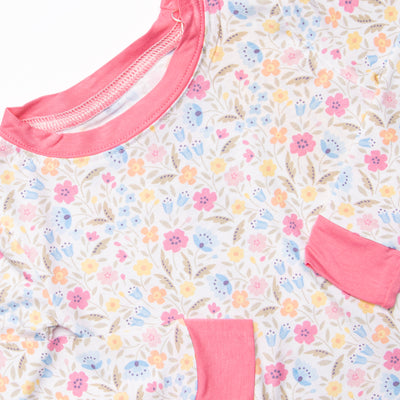 Start of Spring Bamboo Pajama Set, Pink