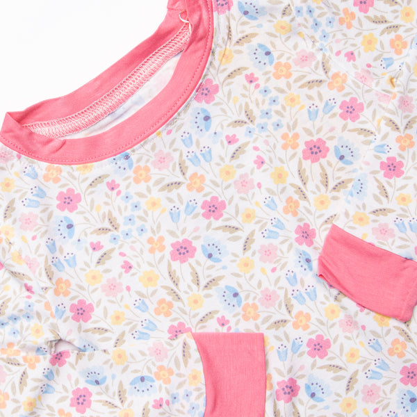 Start of Spring Bamboo Pajama Set, Pink