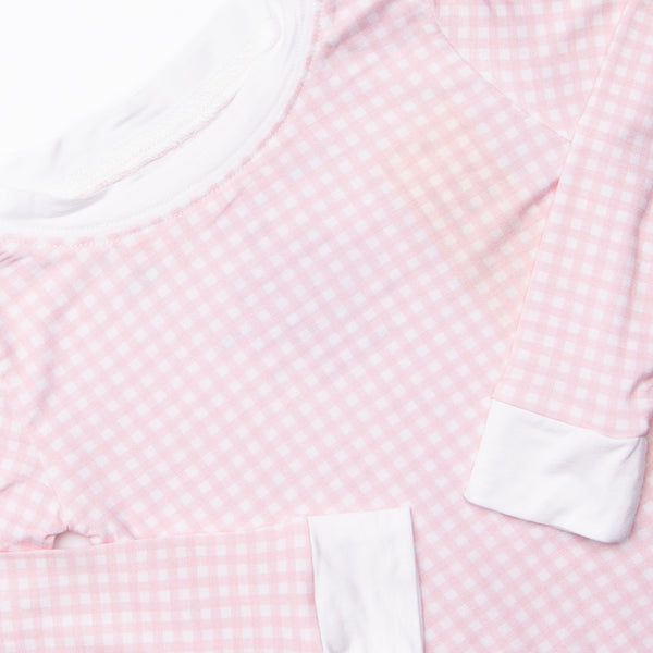 Tickled Pink Bamboo Pajama Set, Pink